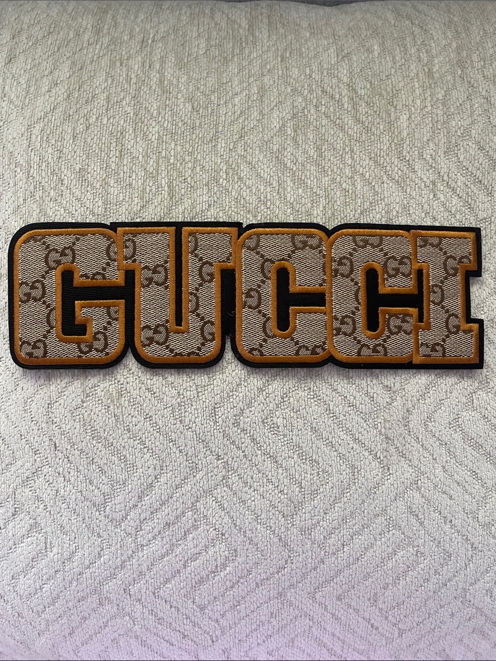 Large GG Iron on Patch